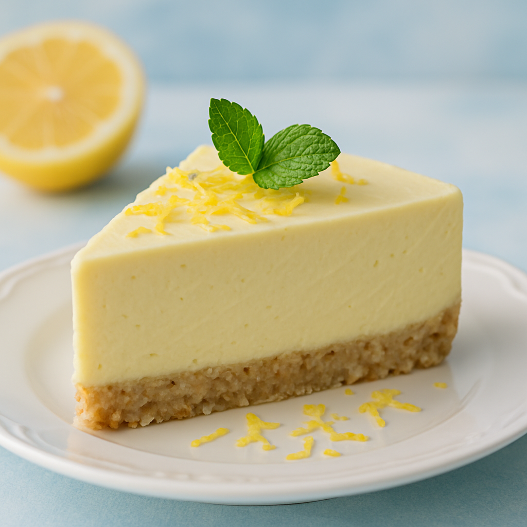 Cheesecake de Limão Fit Sem Assar: A Sobremesa Low Carb Refrescante e Sem Culpa