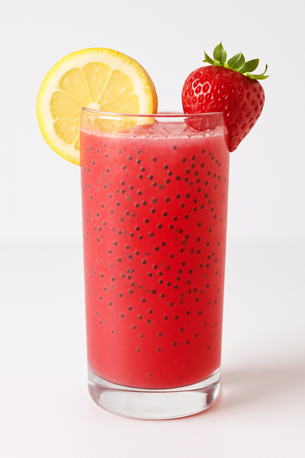 Limonada Rosa de Morango e Chia: A Bebida Antioxidante que Promove Saciedade e Hidratação