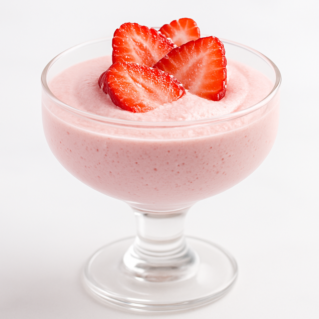 Mousse Proteica de Morango Low Carb: A Sobremesa Rápida e Perfeita para a Dieta Cetogênica