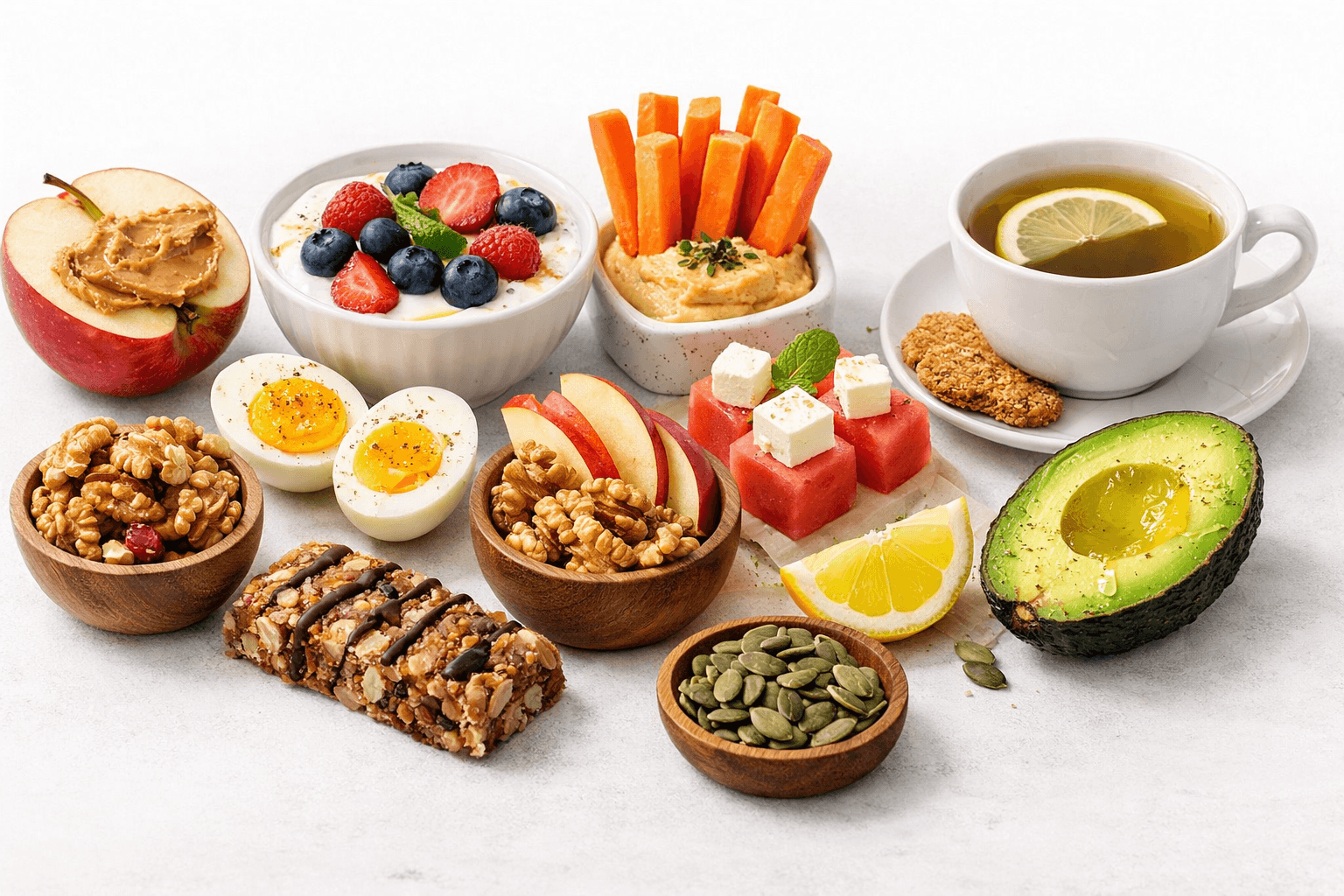 Lanches Saudáveis para Emagrecer: 10 Opções Práticas e Deliciosas (Menos de 200 Calorias)