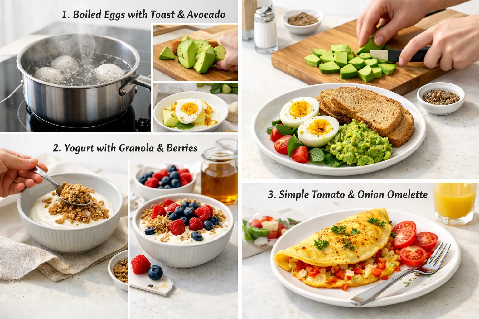 Café da Manhã Fitness Rápido para Quem Não Tem Tempo: 5 Receitas em Menos de 5 Minutos