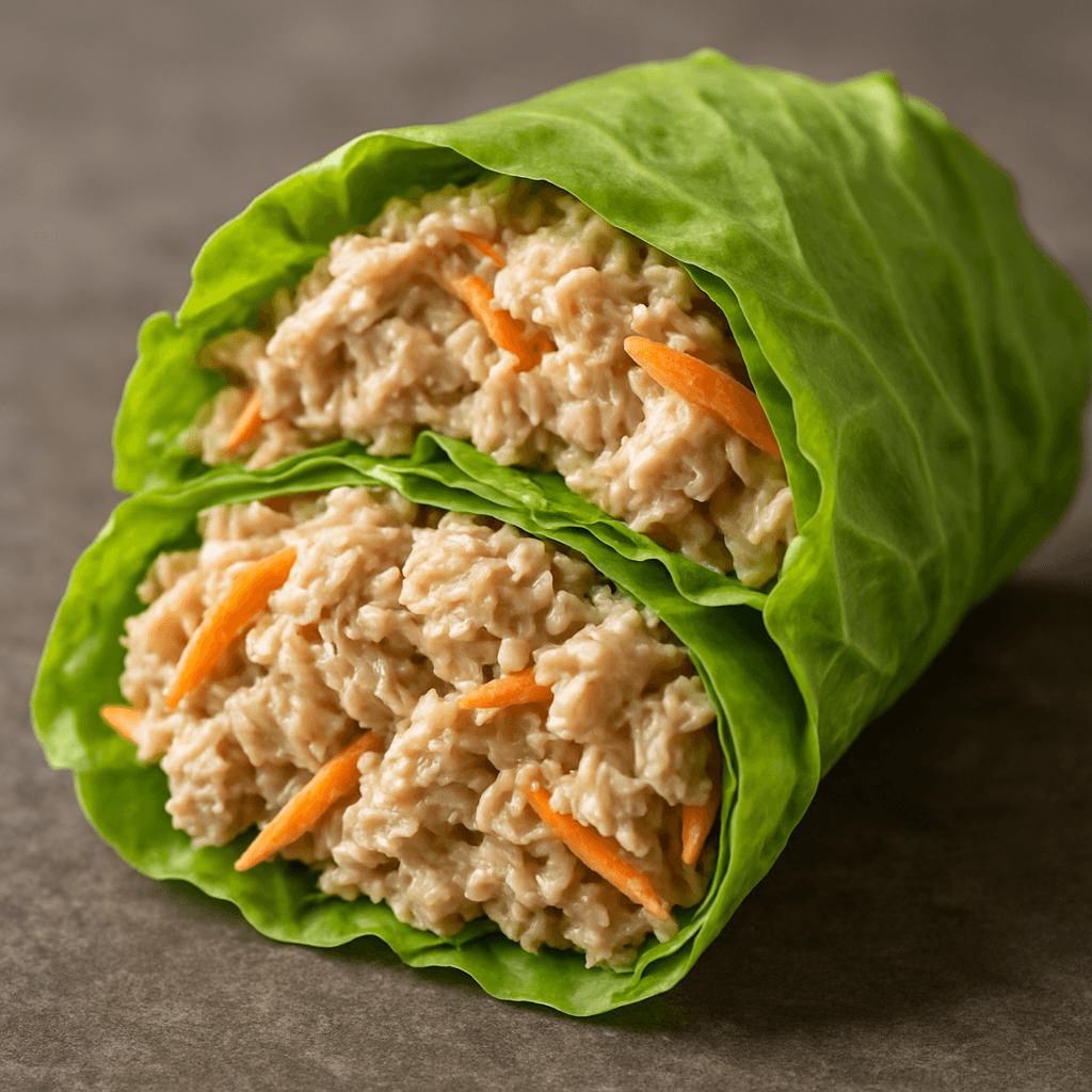 Wrap Low Carb de Atum e Cream Cheese Light: Jantar Rápido para Perda de Peso