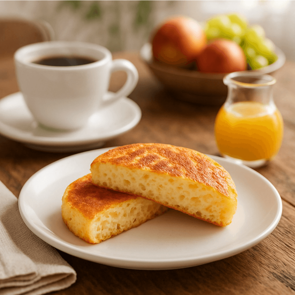 Pão de Queijo Fit de Frigideira para Café da Manhã Saudável