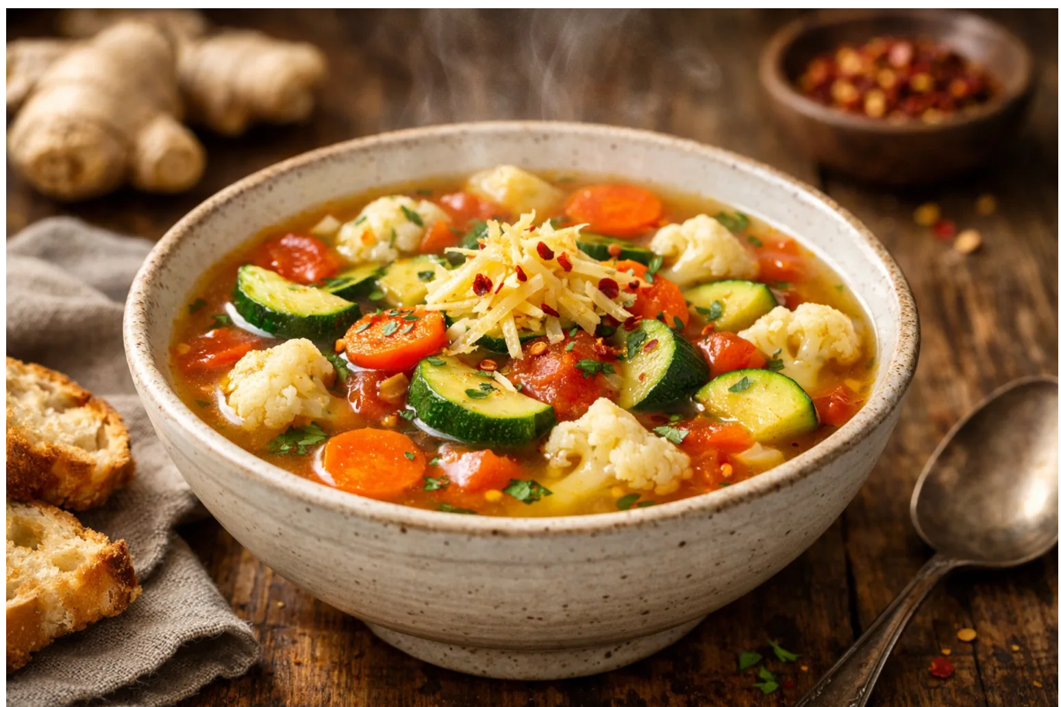 Sopa de Legumes Termogênica: A Receita Secreta para o Emagrecimento Noturno