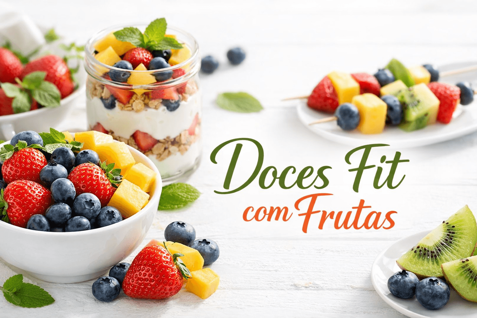 Doces Fit com Frutas: Leveza, Nutrição e Sabor para Sua Dieta