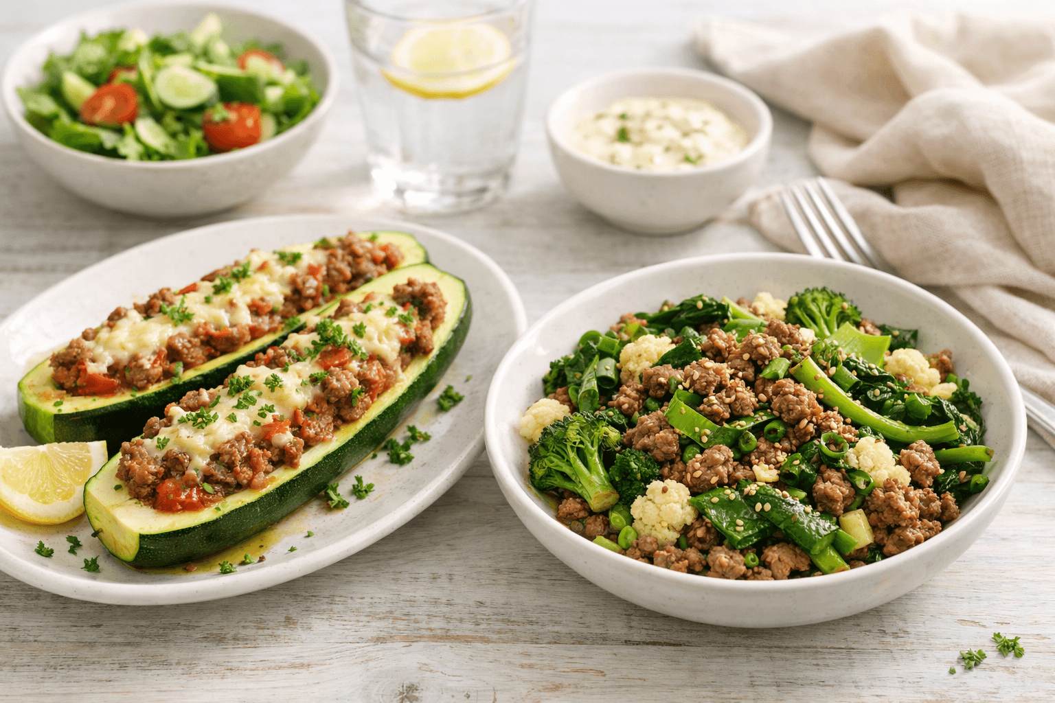 Jantar Leve com Carne Moída: Receitas Low Carb para uma Digestão Perfeita