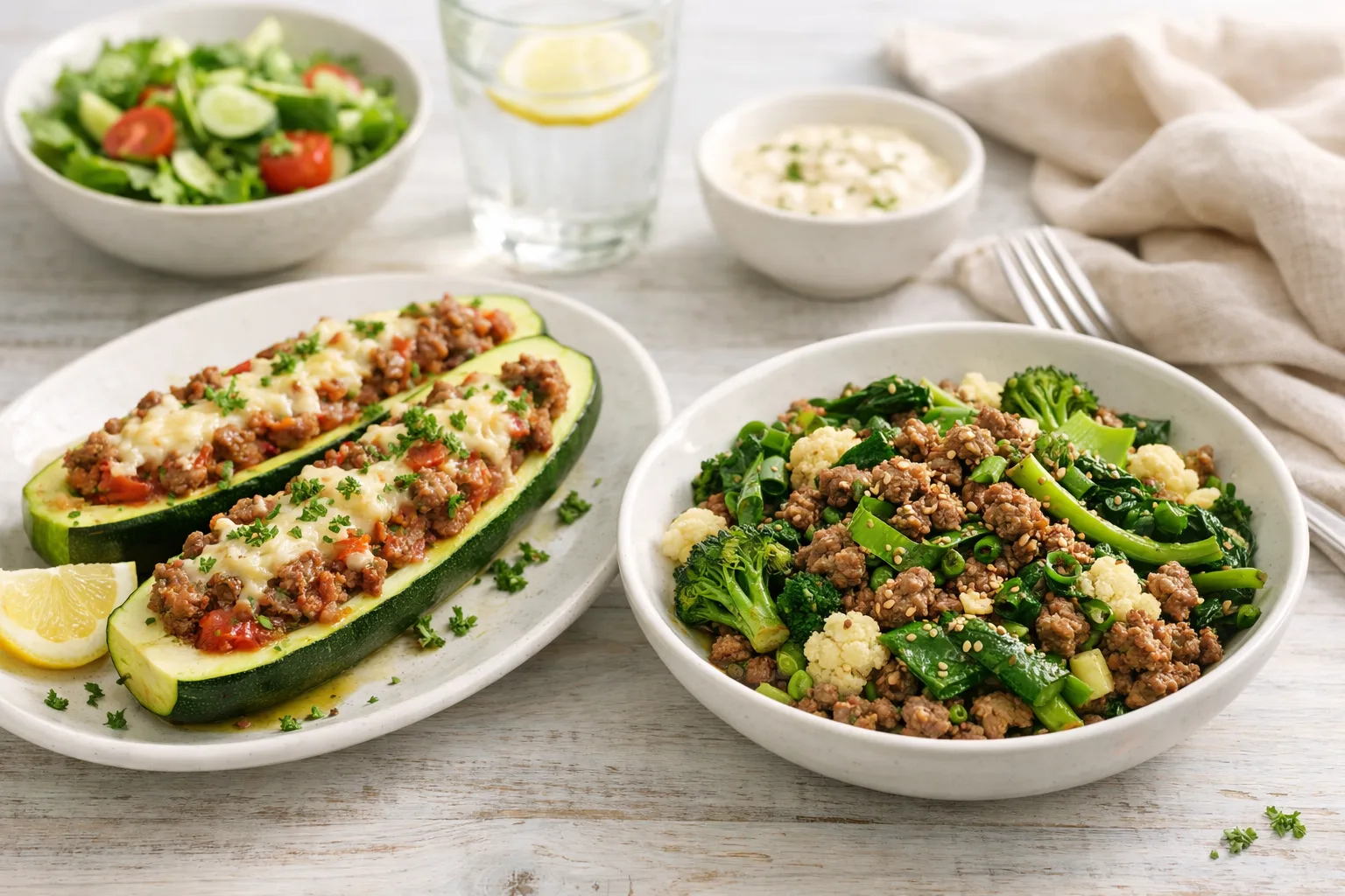 Jantar Leve com Carne Moída: Receitas Low Carb para uma Digestão Perfeita