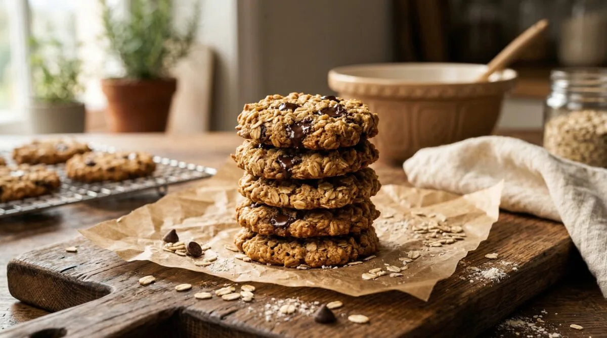 Cookie Proteico de Aveia sem Açúcar: Receita Fitness com 15g de Proteína por Biscoito