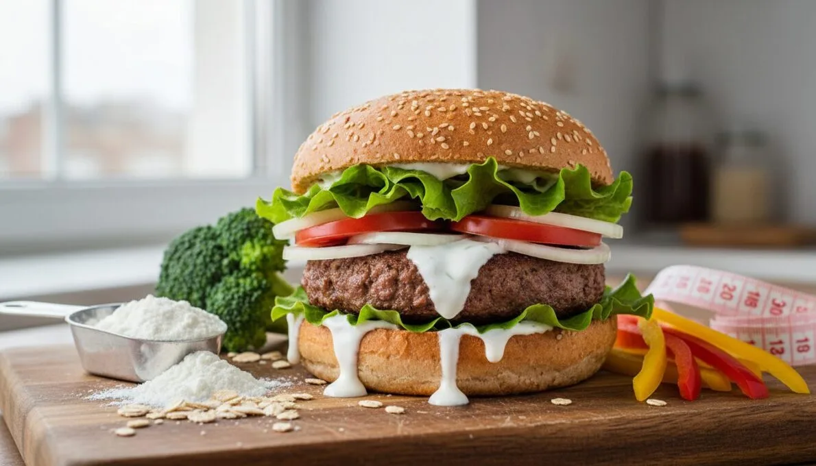 Hambúrguer Fitness com Aveia e Proteína: Receita Completa para Ganho Muscular e Emagrecimento