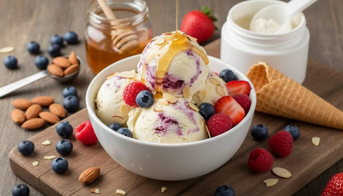 Receita Sorvete Proteico Fitness: Como Fazer Sorvete com Proteína para Ganho Muscular