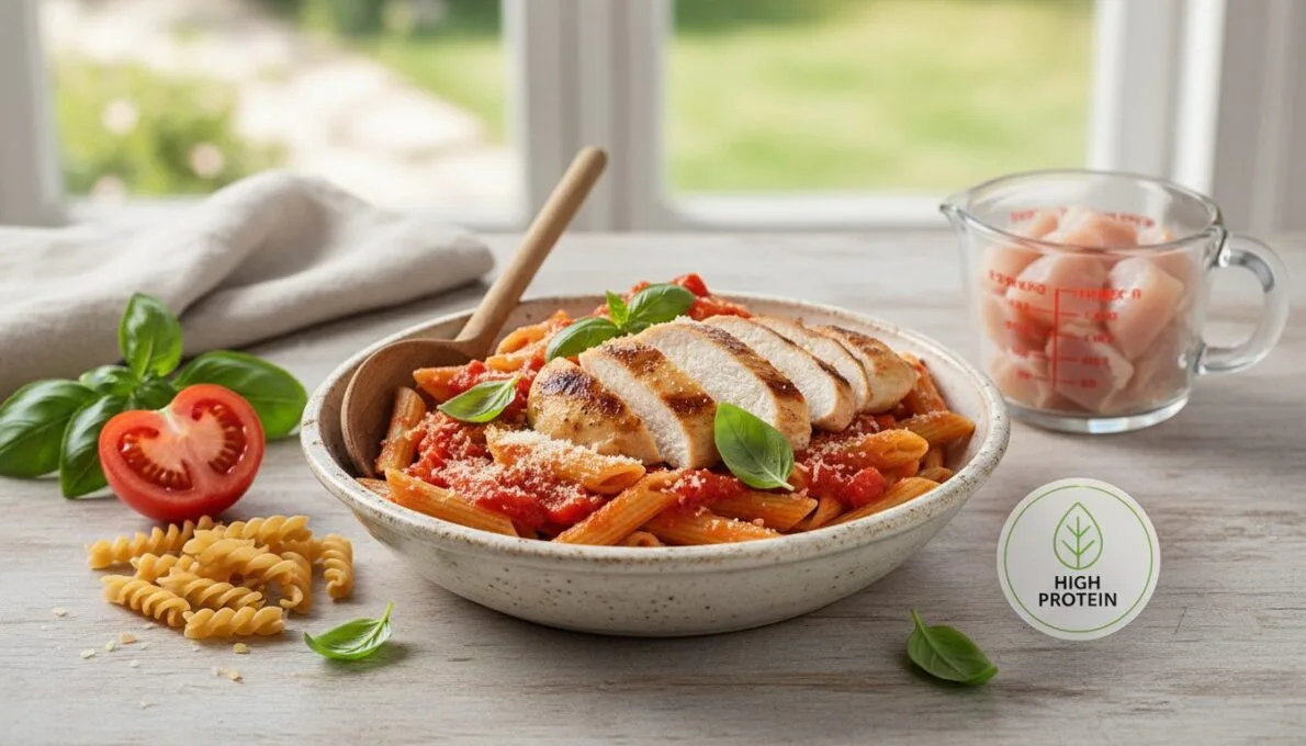 Receita Pasta Integral com Frango – Como Fazer Pasta com Proteína