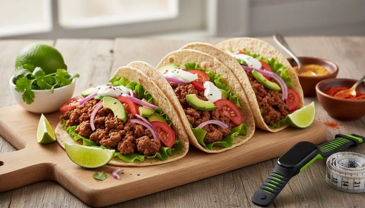 Tacos Fitness com Carne Moída Temperada: Receita Completa para Ganho Muscular e Transformação Corporal
